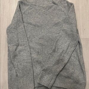 Old Navy Light Gray Textured Sweater